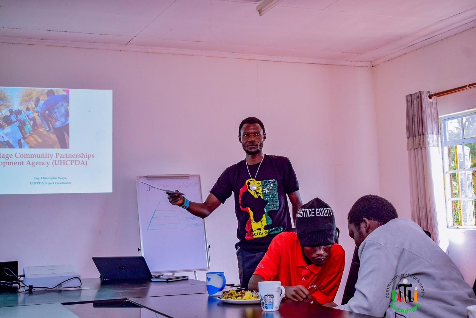 The Utu na Mazingira launch briefing in session