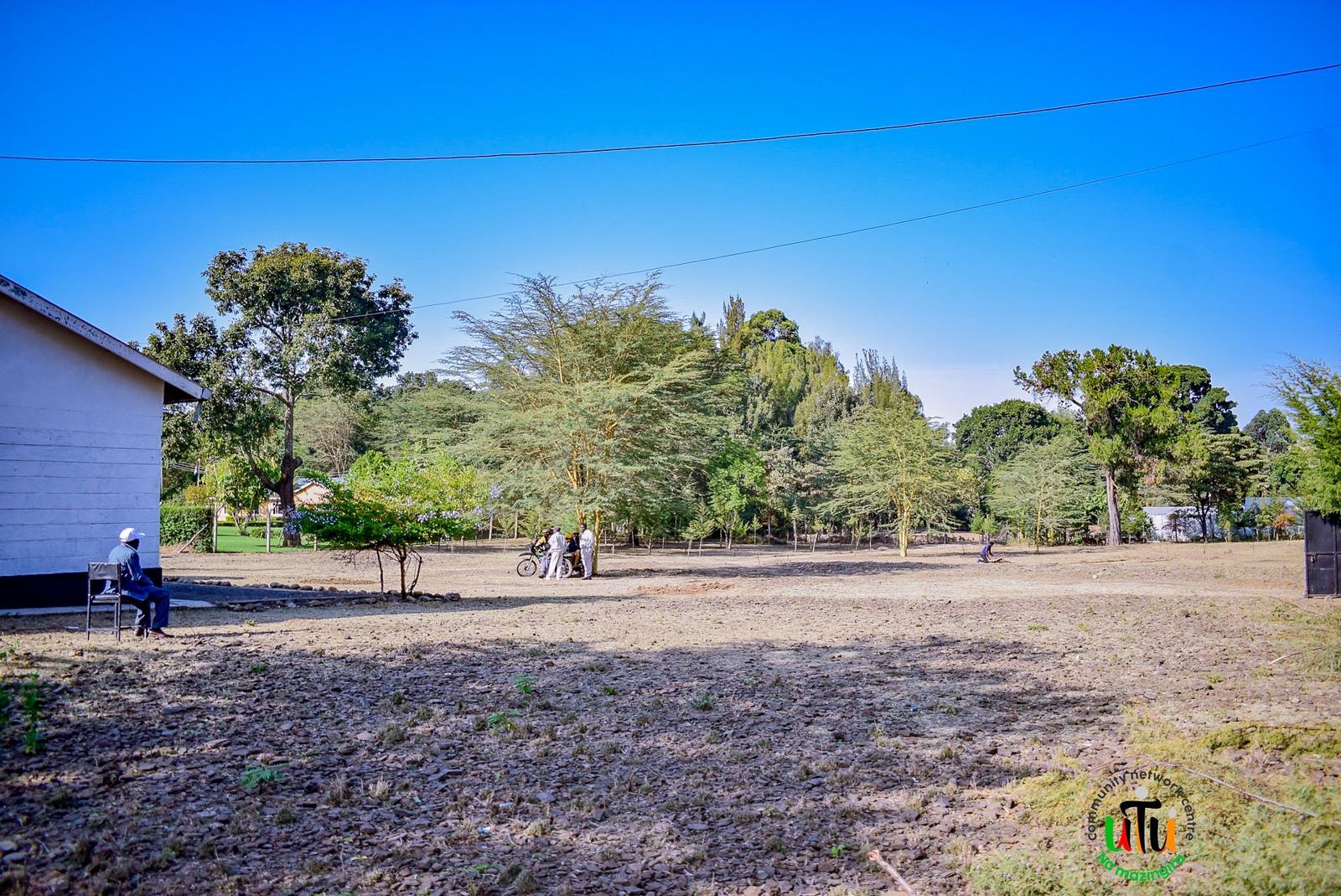 Open ground beside the Utu Heritage offices where community outreach is coordinated